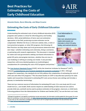 Best Practice ECE Cover